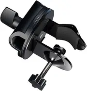 FUTUREORYY Mic Clamp for Desk Mount Microphone Arm Clip with Rotating Plate for Recording Live Events and Stage Performances Ergonomic Design for Easy