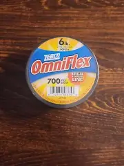 ZEBCO OMNIFLEX 6LB HIGH STRENGTH MONOFILAMENT ( NEW ) 700 YARDS