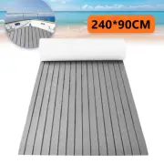 90×240CM Light Gray EVA Foam Boat Flooring Marine Teak Decking For Yacht Carpet