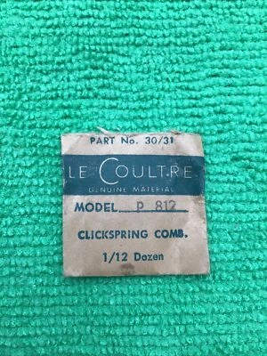 Jaeger LeCoultre Clickspring Comb Cal. P 812 Part 434 30/31, NOS