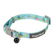 FuzzYard Breakaway Wakey Wakey Cat Collar Blue 20-30cm
