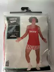 Suit Yourself Costume Exercise Maniac Size Adult Standard Color Red