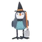 Table Fabric Bird Ornament Grab A Broom Stable Base Cute Fabric Standing Bir SPG