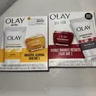 2 Pc Olay Regenerist Vitamin C Peptide Detoxifying Scrub, Cleanser, Moisturizer