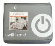 Swift Home Yarn Dyed Cotton Duvet Cover & Sham Set Twin / Twin XL Pale Blue NEW