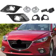 Front Bumper Foglamp Light Cover Bracket Auto Switch For Mazda 3 Axela 2013-2016 (for: Mazda)