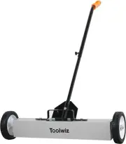 Magnetic Pick Up Sweeper 24-inch Large Magnet Pickup Lawn Sweeper Roofing Tools