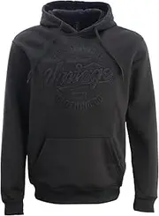 [FIL] Men's Fleece Hoodie Pullover Hooded Jumper Sweater Embossed - Vintage