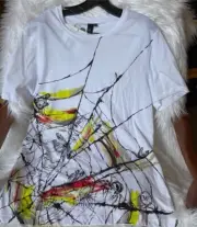 New with Tag McQ by Alexander McQueen Spider Web Print T-Shirt