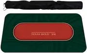 TX GIRL 120 * 60cm Poker Layout Rubber Poker Table Cloth Texas Hold'em Poker Table Layouts Board Game Mat (Size : 120 * 60cm)