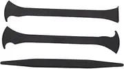 SOLUSTRE 3pcs Plastic Edge Scrapers: Automotive Wrap Vinyl Kit Car Color Changing Film Tool Applicator For Vehicle Trims And Window Tinting