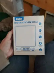 Amir Digital Scale, 500g x 0.01 Ozs Mini Kitchen Pocket Size - Color: Silver
