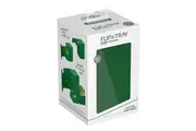 Ultimate Guard Flip n Tray 100+ XenoSkin Monocolor Green Deck Box