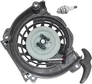 XXUMKL Fit for 1E48F 48F 63CC 2 Stroke Engine Motor Earth Auger Drill Pull Start Parts Recoil Starter