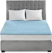 [SLEEP PHILOSOPHY] Gel Infused Memory Foam Mattress Topper Luxurious Hypoallergenic All Season Enhanced Bed Support, Twin XL(1.5" Thick), Without Cover