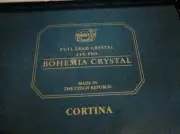 Bohemia Crystal Decanter N Glasses New