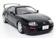 Solido 1/18 - Toyota Supra MK4 A80 Black 1993 Diecast Scale Model Car