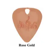 Guitar Picks Ukulele String Instrument Plectrum Plucked with Hole Guitar Paddle Accessories 1 Piece rose gold