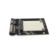 1pcs Black Mini pcie PCI-E mSATA SSD to 2.5" SATA3 Convertor Adapter Card