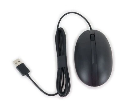 HP 320M Halley USB Optical Mouse Scroll Black DIB L96910-001 L95713-001 9VA80AA
