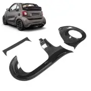 ✈3PCS Dashboard Trim Carbon Fiber Style Replace For Smart Forfour 5‑Door