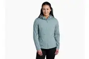 Kuh the One Hoody Womens Full Zip Warm Windproof Hooded Jacket in Eucalyptus