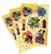 3 Sheets Teenage Mutant Ninja Turtles Stickers! TMNT Donnie Mikey Glow in DARK!