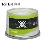 【RITEK錸德】 16X DVD-R 桶裝 4.7GB X版 50片/組