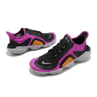 Nike 慢跑鞋 Wmns Free RN 5.0 防潑水 紫 黑 橘 赤足 女鞋 路跑 BV1224-600