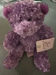 Russ Sparklers Purple Bear Plush 9 Inch Stuffed Animal Toy