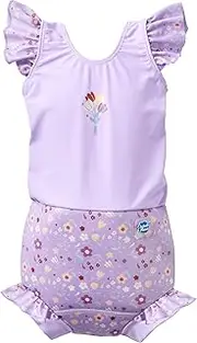 Splash About Happy Nappy Suit, Lilac Spring, 2-3 Jahre