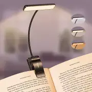 19 LED Rechargeable Book Light for Reading - 3 Color Temperatures