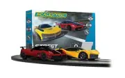 Scalextric C1422 Street Cruisers Slot Car Set Rasio C-20 & Pagani Huayra 1:32