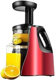 Wide Chute Slow Masticating Juice Extractor Anti-Oxidation Big Mouth Cold Press Juicer Quiet Durable Motor with Reverse Function High Nutrient Fresh Vegetable and Fruit Juice Extractor