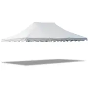 Replacement Pole Tent Canopy Top 20x30 White Cover Event Wedding Party Gazebo