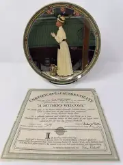 1986 Knowles Norman Rockwell "A Mother’s Welcome” Collector Plate NIB