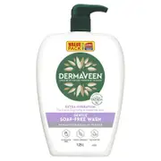 DermaVeen Gentle Soap-Free Wash for Sensitive Skin 1.25L