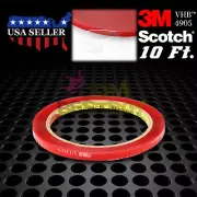 Genuine 3M VHB #4905 Clear Double-Sided Tape Mounting Automotive 6mmx10FT
