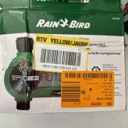 Rain Bird Electronic Programmable Water Hose End Timer 7 Day Schedule 1ZEHTMR