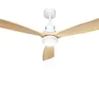 52'' Ceiling Fan AC Motor LED Light Remote Light Wood Devanti