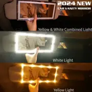 60 LEDs Car Sun Visor Vanity Mirror Rechargeable Makeup Mirror For Jeep (for: Jeep)