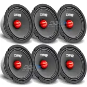 6x DS18 PRO-GM6.4B 6.5" Midrange Bullet Loud Speaker 480W 4 ohm Pro Car Midbass