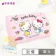 【享夢城堡】MIT卡通記憶午安枕30x20cm(HELLO KITTY LETS PICNIC-粉)