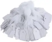 200 PcsWhitePriceTags with String,WhiteMarkingWritableTagsDisplay Label White...