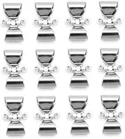 COHEALI 50pcs Charms Bracelets Earring Charms Pendant Shape Pendants Charm Necklace Connector Bracelet Charm Pendent Charm Braclets Bracelet Connector Charm Necklace Bow Tie Necklace Clasp