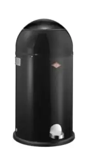 Wesco LiftMaster 33L Schwarz 186642-62V Trash Can Black Steel Sheet 33L