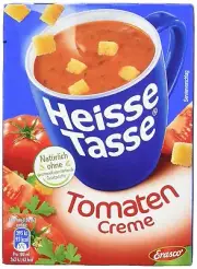 Heisse Tasse HOT MUG Soup: Cream of TOMATO -Pack of 3 -FREE SHIPPING