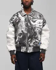 [LOITER] Loiter Frontier Varsity Jacket Real Tree Camo - Size XS XS Real Tree Camo
