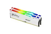 Kingston 32GB (2x16GB) Fury Beast RGB CL36 6000MHz DDR5 RAM - White (KF560C36BWE2AK2-32)