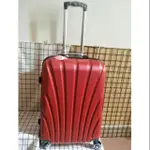 MORRIS K時尚紅色硬殼24吋行李箱 （含運.不含外島）